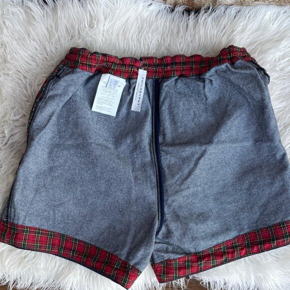 Philosophy Dark Blue Lightweight Pull on 100% Cotton Elastic Denim Shorts Size 2 - Picture 6 of 9